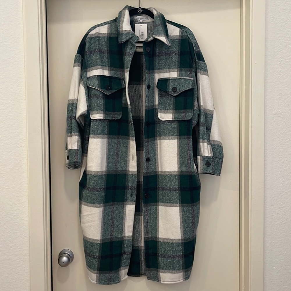 MISS SPARKLING Out Of The Woods Flannel Jacket W-Lg